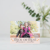 トリックまたはトリートタイムハロウィーンフォトカードポストカード シーズンポストカード (スタンド正面)