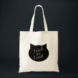 トリックまたはトリートトート- Black Cat トートバッグ<br><div class="desc">このダーリングな黒いキャットトラックやトートを扱うハロウィーンのトリートメントに可愛らしさを加えなさい。</div>