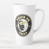 トリックまたはトリートハロウィーンの死神キャラクター カフェラテマグ (右)