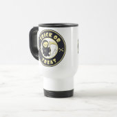 トリックまたはトリートハロウィーンの死神キャラクター トラベルマグ (正面左)