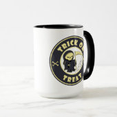 トリックまたはトリートハロウィーンの死神キャラクター マグカップ (正面右)