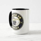 トリックまたはトリートハロウィーンの死神キャラクター マグカップ (正面左)