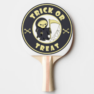 トリックまたはトリートハロウィーンの死神キャラクター 卓球ラケット