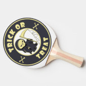 トリックまたはトリートハロウィーンの死神キャラクター 卓球ラケット (横)