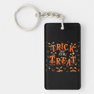 トリックまたはトリートハロウィーンアクリルキーホルダー キーホルダー