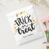 トリックまたはトリートハロウィーンキャンディーコーンかわいいパーティー フェイバーバッグ (封をした状態)