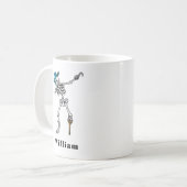 トリックまたはトリートハロウィーンダビング海賊カスタム コーヒーマグカップ (正面左)