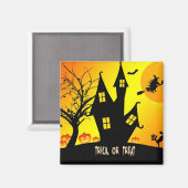 トリックまたはトリートハロウィーンナイト…不気味. マグネット (正面/裏面)