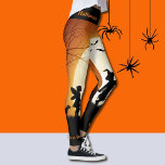トリックまたはトリートハロウィーンレギンスパンプキンパンツ レギンス<br><div class="desc">トリックオアトリート！ハッピーハローウィン!</div>