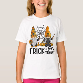 トリックまたはトリートハロウィーン格言 Tシャツ