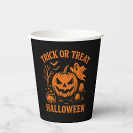 トリックまたはトリートハロウィーン紙カップ 紙コップ