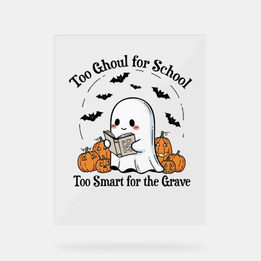 トリックまたはトリートハロウィーン アクリルサイン (正面)