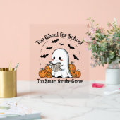 トリックまたはトリートハロウィーン アクリルサイン (ウェディング)