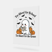 トリックまたはトリートハロウィーン アクリルサイン (傾斜)