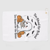 トリックまたはトリートハロウィーン ゴルフタオル (横)