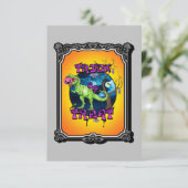 トリックまたはトリートハロウィーン サンキューカード (スタンド正面)