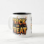 トリックまたはトリートハロウィーン ツートーンマグカップ (正面左)