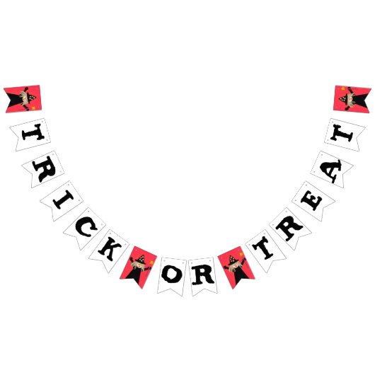 トリックまたはトリートハロウィーン バンティングフラッグ (全)