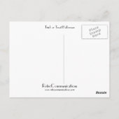 トリックまたはトリートハロウィーン ポストカード (裏面)