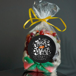 トリックまたはトリートハロウィーン ラウンドシール