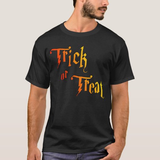 トリックまたはトリートハロウィーン Tシャツ (正面)