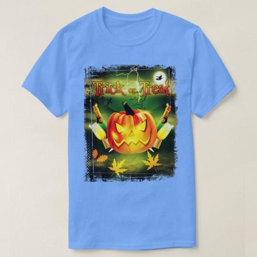 トリックまたはトリートハロウィーン Tシャツ (デザイン正面)