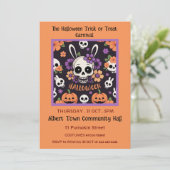 トリックまたはトリートハローウィンパーティカスタマイズ 招待状 (スタンド正面)