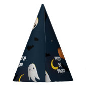 トリックまたはトリートハローウィンパーティ帽子 パーティーハット (裏面)
