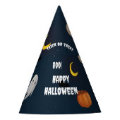 トリックまたはトリートハローウィンパーティ帽子 パーティーハット (正面)