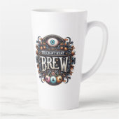 トリックまたはトリートブリュー カフェラテマグ (右)