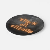 トリックまたはトリートプレート ペーパープレート (アングル)