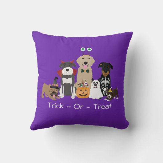 トリックまたはトリートペットハロウィーンコスチュームキーチェーン クッション (裏面)