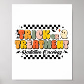 トリックまたはトリートメント放射線腫瘍学ハロウィーン1 ポスター (正面)