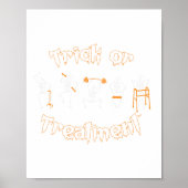 トリックまたはトリートメントPtフィジカルセラピーセラピストH ポスター (正面)