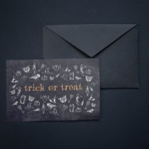 トリックまたはトリートヴィンテージのChalkboardハロウィーン