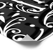 トリックまたはトリートヴィンテージチョークボーンハローウィンパーティ ポスター (角)