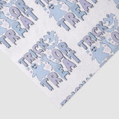 トリックまたはトリート幽霊かわいい白ハロウィーン 薄葉紙 (詳細)