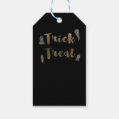 トリックまたはトリート幽霊シックハローウィンパーティの好意 ギフトタグ (裏面)