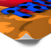 トリックまたはトリート幽霊&カボチャのポスター ポスター (角)