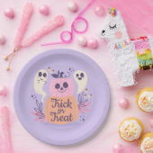 トリックまたはトリート幽霊 ペーパープレート (パーティー)