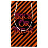 トリックまたはトリート抱き枕 スモールペーパーバッグ (正面)