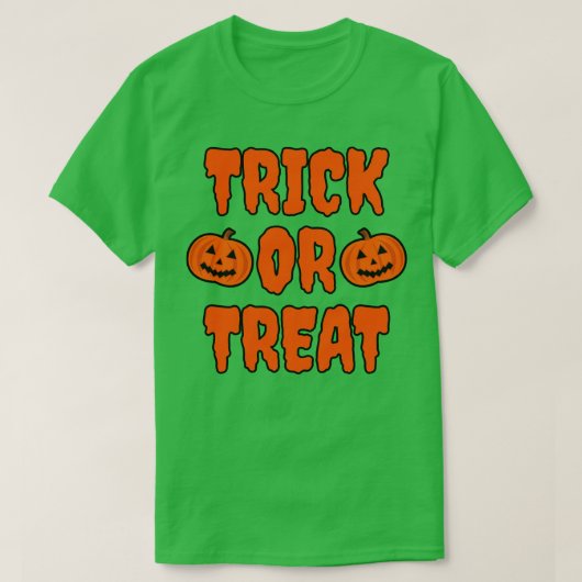 トリックまたはトリート1 Tシャツ (デザイン正面)