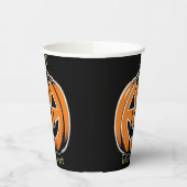 トリックまたはトリート – カボチャ 紙コップ (左)