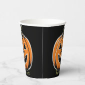 トリックまたはトリート – カボチャ 紙コップ (右)