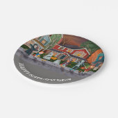 トリックまたはトリート、ハッピーハローウィン ペーパープレート (アングル)