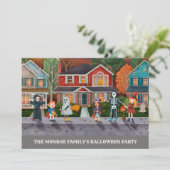 トリックまたはトリート、ハローウィンパーティ招待状 (スタンド正面)