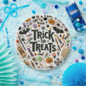 トリックまたはトリート ペーパープレート (パーティー)
