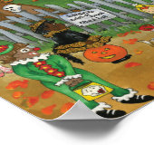 トリックまたはトリート、噛み食べと。ハロウィーンポスター ポスター (角)