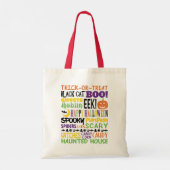 トリックまたはトリート – Kid's Halloween Candy Tote Bag トートバッグ (裏面)