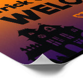 トリックまたはトレーター歓迎ハロウィーンポスター ポスター (角)